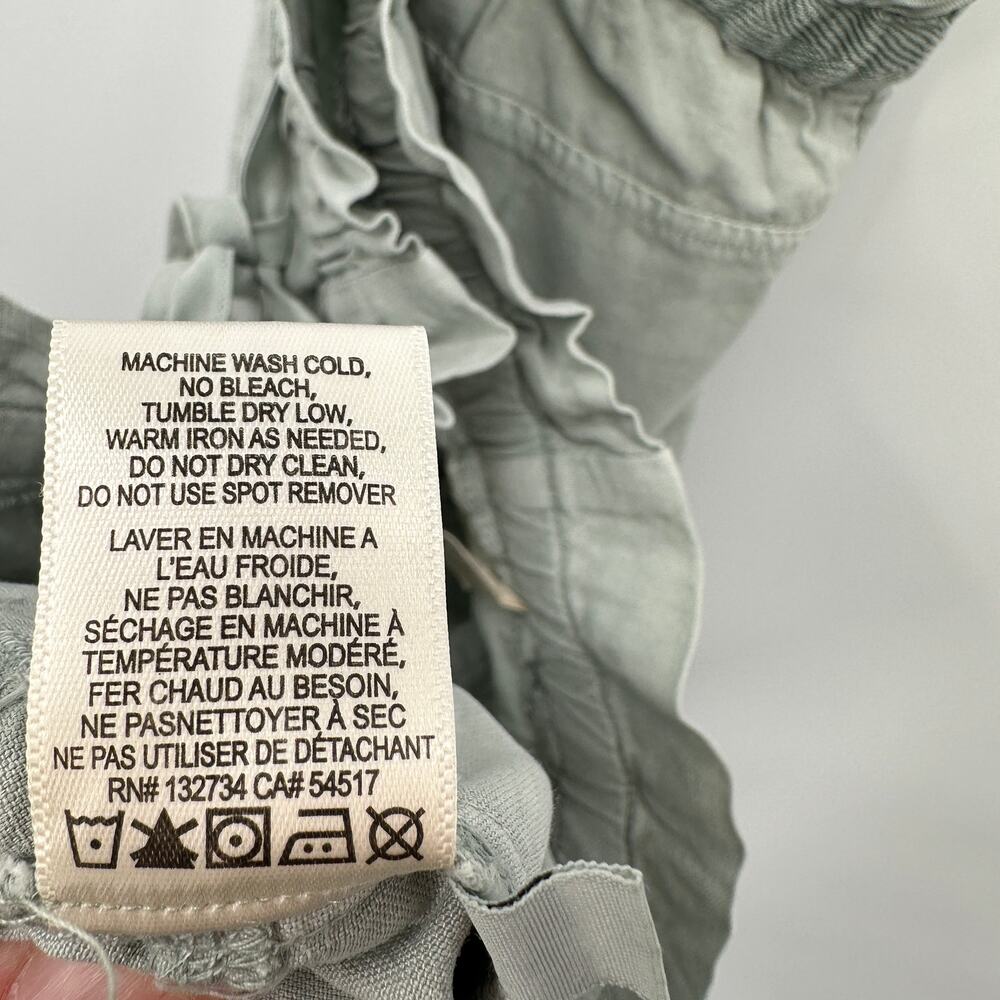 CLOTH & STONE NWT Evereve Tie Waist Tencel Short in Fresh Basil Green // L - Picture 10 of 11